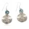 Vintage Style OLD Buffalo Nickel Coin Certified Authentic Navajo .925 Sterling Silver Natural Turquoise Dangle Earrings 18144