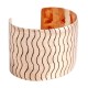 Wave Copper Certified Authentic Handmade Navajo Native American Bracelet 13231