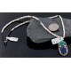 Handmade Certified Authentic Navajo .925 Sterling Silver Natural Lapis, Turquoise and White Howlite Native American Necklace & Pendant 390688899331 Handmade Certified Authentic Navajo .925 Sterling Silver Natural Lapis, Turquoise and White Howlite Native American Necklace & Pendant 390688899331
