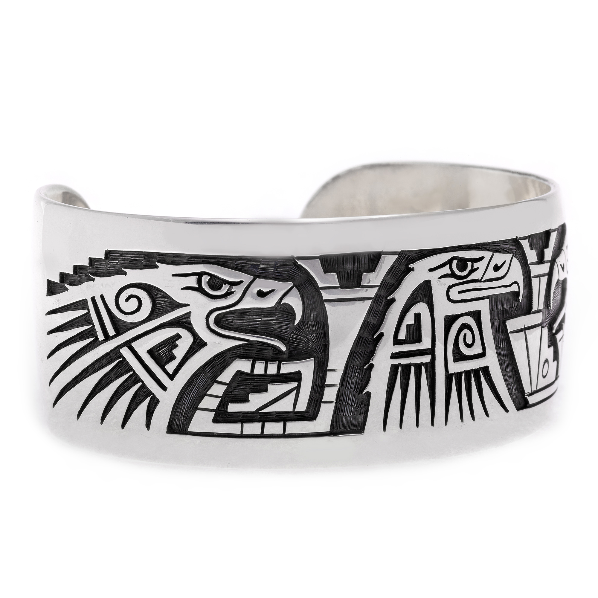Eagle .925 Sterling Silver Certified Authentic Handmade Hopi